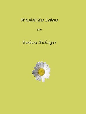 cover image of Weisheit des Lebens